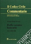 Dello sconto bancario. Artt.1858-1860 libro