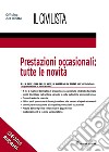 Prestazioni occasionali: tutte le novità libro