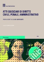 Atti giudiziari di diritto civile, penale, amministrativo. Prova scritta esame avvocato libro