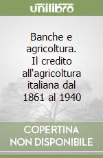 Banche e agricoltura. Il credito all'agricoltura italiana dal 1861 al 1940