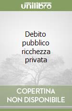 Debito pubblico ricchezza privata