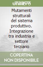 Mutamenti strutturali del sistema produttivo. Integrazione tra industria e settore terziario libro