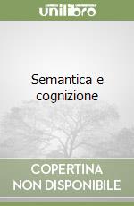 Semantica e cognizione libro
