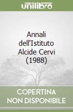 Annali dell'Istituto Alcide Cervi  (1988) libro