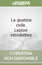 La giustizia civile. Lezioni introduttive libro