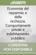 Economia del risparmio e della ricchezza. Comportamenti privati e indebitamento pubblico libro