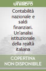 Contabilità nazionale e saldi finanziari. Un'analisi istituzionale della realtà italiana libro