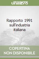 Rapporto 1991 sull'industria italiana libro