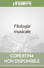 Filologia musicale