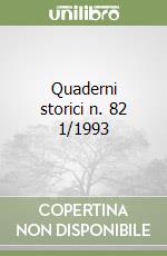 Quaderni storici n. 82 1/1993 libro