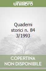 Quaderni storici n. 84 3/1993