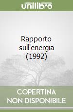 Rapporto sull'energia (1992) libro