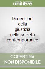 Dimensioni della giustizia nelle società contemporanee libro