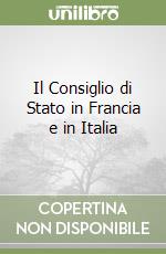 Il Consiglio di Stato in Francia e in Italia libro