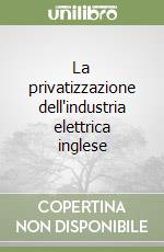 La privatizzazione dell'industria elettrica inglese libro