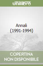 Annali (1991-1994) libro