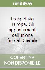 Prospettiva Europa. Gli appuntamenti dell'unione fino al Duemila libro