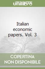 Italian economic papers. Vol. 3
