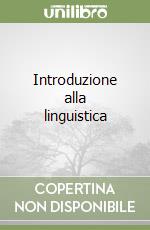 Introduzione alla linguistica