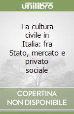 La cultura civile in Italia: fra Stato, mercato e privato sociale