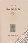 Annali dell'Istituto italiano per gli studi storici (2002). Vol. 19 libro