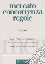 Mercato concorrenza regole (2008). Vol. 3 libro