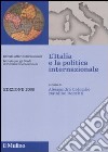 L'Italia e la politica internazionale 2008 libro di Colombo A. (cur.) Ronzitti N. (cur.)