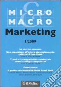 Micro & Macro Marketing (2009). Vol. 1