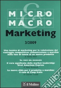 Micro & Macro Marketing (2009). Vol. 3