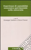 Esperienze di contabilità economico-patrimoniale libro