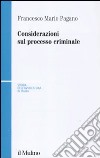 Considerazioni sul processo criminale libro