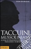 Taccuini mussoliniani libro