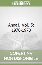 Annali. Vol. 5: 1976-1978