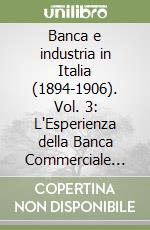 Banca e industria in Italia (1894-1906). Vol. 3: L'Esperienza della Banca Commerciale Italiana libro