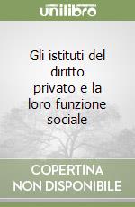 Gli istituti del diritto privato e la loro funzione sociale libro