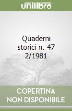 Quaderni storici n. 47 2/1981 libro