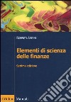 Elementi di scienza delle finanze libro