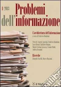 Problemi dell'informazione (2013). Vol. 1