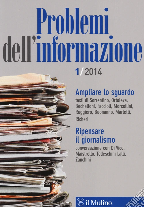 Problemi dell'informazione (2014). Vol. 1