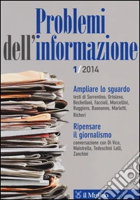 Problemi dell'informazione (2014). Vol. 1 libro