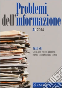 Problemi dell'informazione (2014). Vol. 3