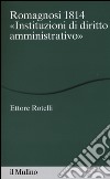 Romagnosi 1814. «Instituzioni di diritto amministrativo» libro
