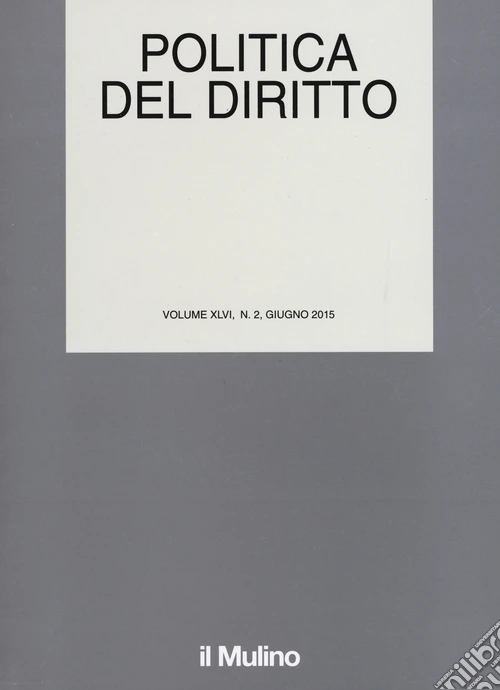 Politica del diritto (2015). Vol. 2