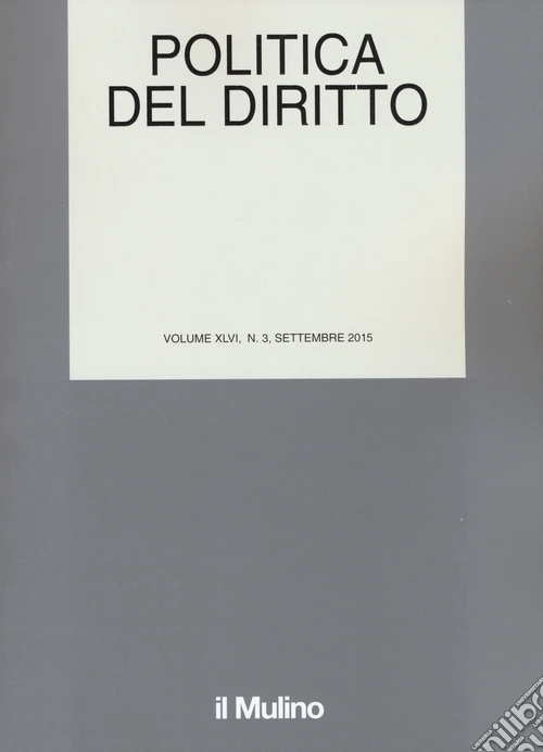 Politica del diritto (2015). Vol. 3