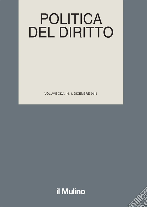 Politica del diritto (2015). Vol. 4