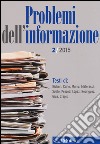 Problemi dell'informazione (2015). Vol. 2 libro
