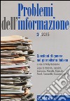 Problemi dell'informazione (2015). Vol. 3 libro
