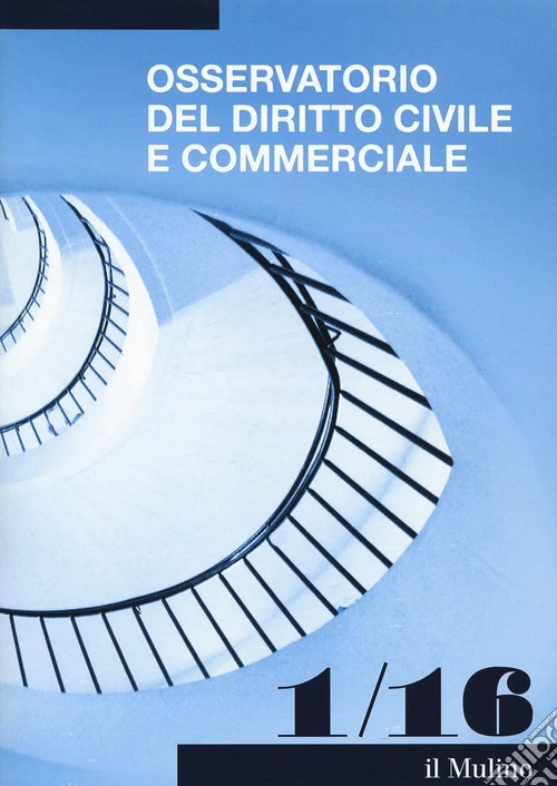 Osservatorio del diritto civile e commerciale (2016). Vol. 1