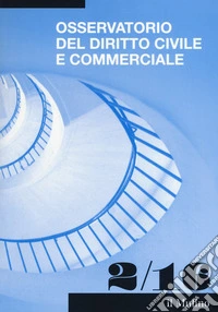 Osservatorio del diritto civile e commerciale (2016). Vol. 2 libro