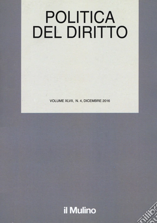 Politica del diritto (2016). Vol. 4